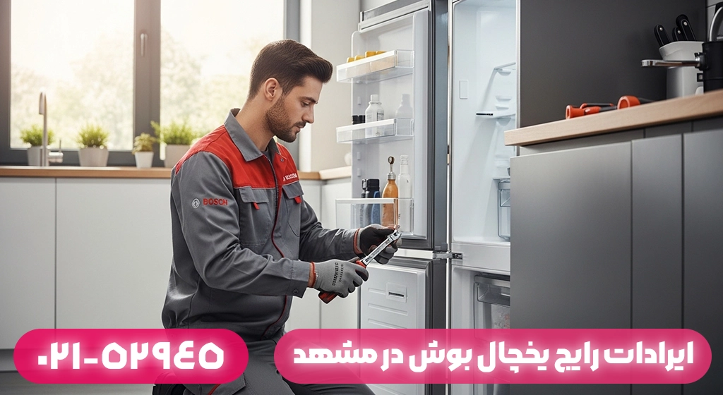 ایرادات رایج یخچال بوش در مشهد