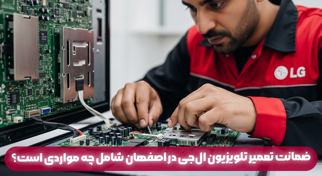 ضمانت تعمیر تلویزیون ال‌جی در اصفهان شامل چه مواردی است؟