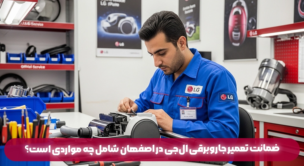 ضمانت تعمیر جاروبرقی ال‌جی در اصفهان شامل چه مواردی است؟