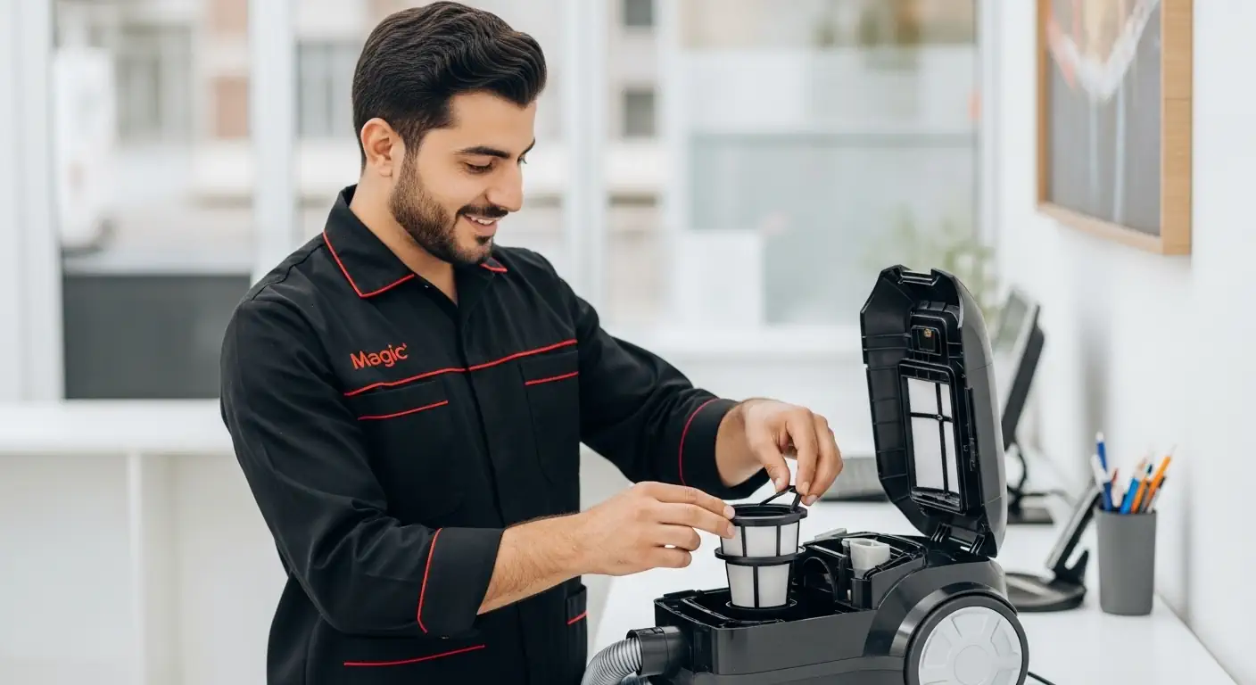 چه زمانی باید برای تعمیر جاروبرقی مجیک اقدام کنیم؟